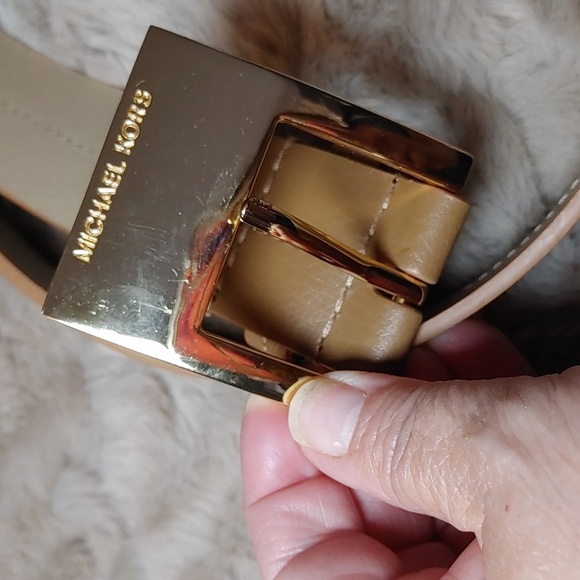 Michael Kors Vegan Leather Tan Belt Size Extra Large - Picture 2 of 15